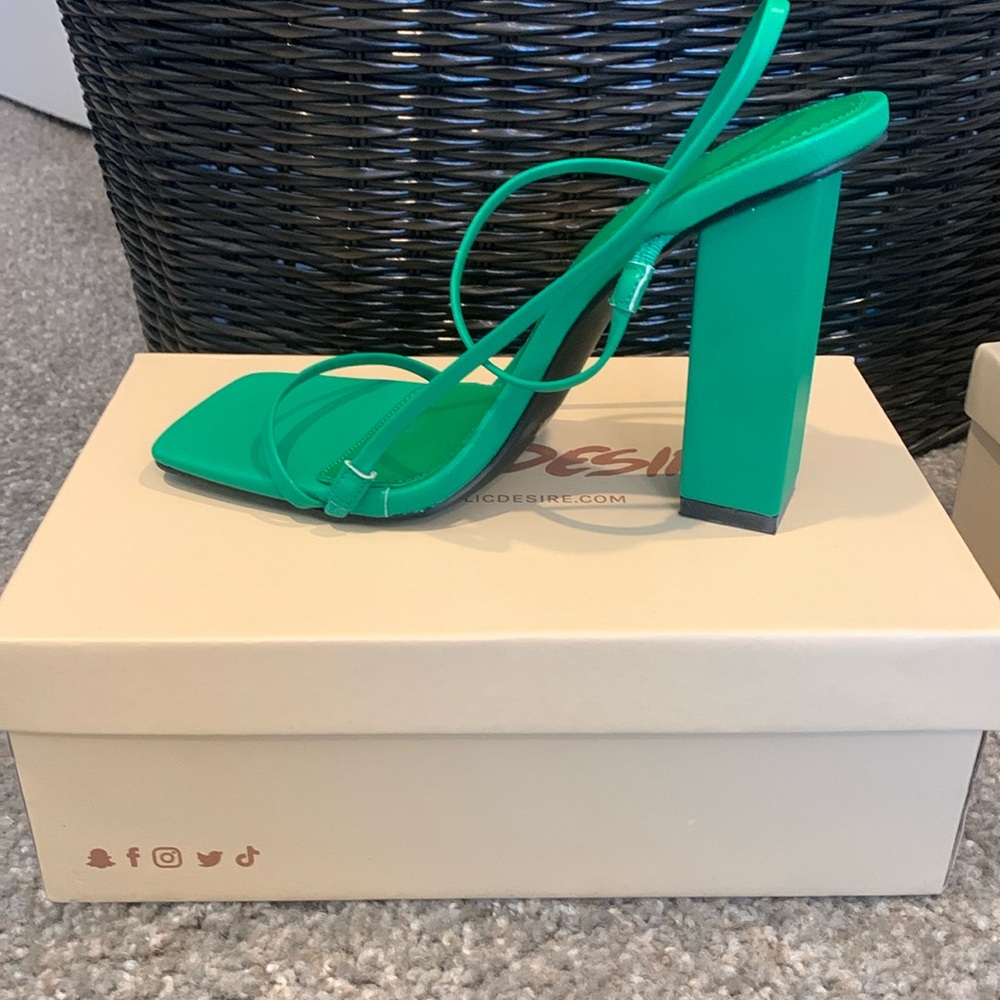 Green heels